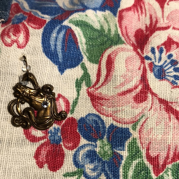 TOTE BAG HANDCRAFTED LUCY ISAACS CHARMS - Picture 12 of 15